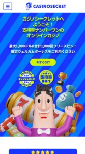 オンラインカジノで遊ぶならカジノシークレット